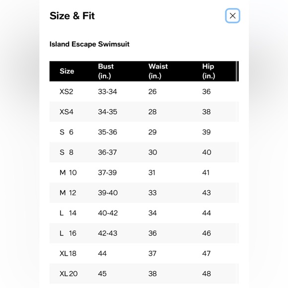 ISLAND ESCAPE WOMEN'S PRINTED COSTA RICA UNDERWIRE BIKINI TOP SWIMSUIT BLACK NEW - Picture 2 of 8